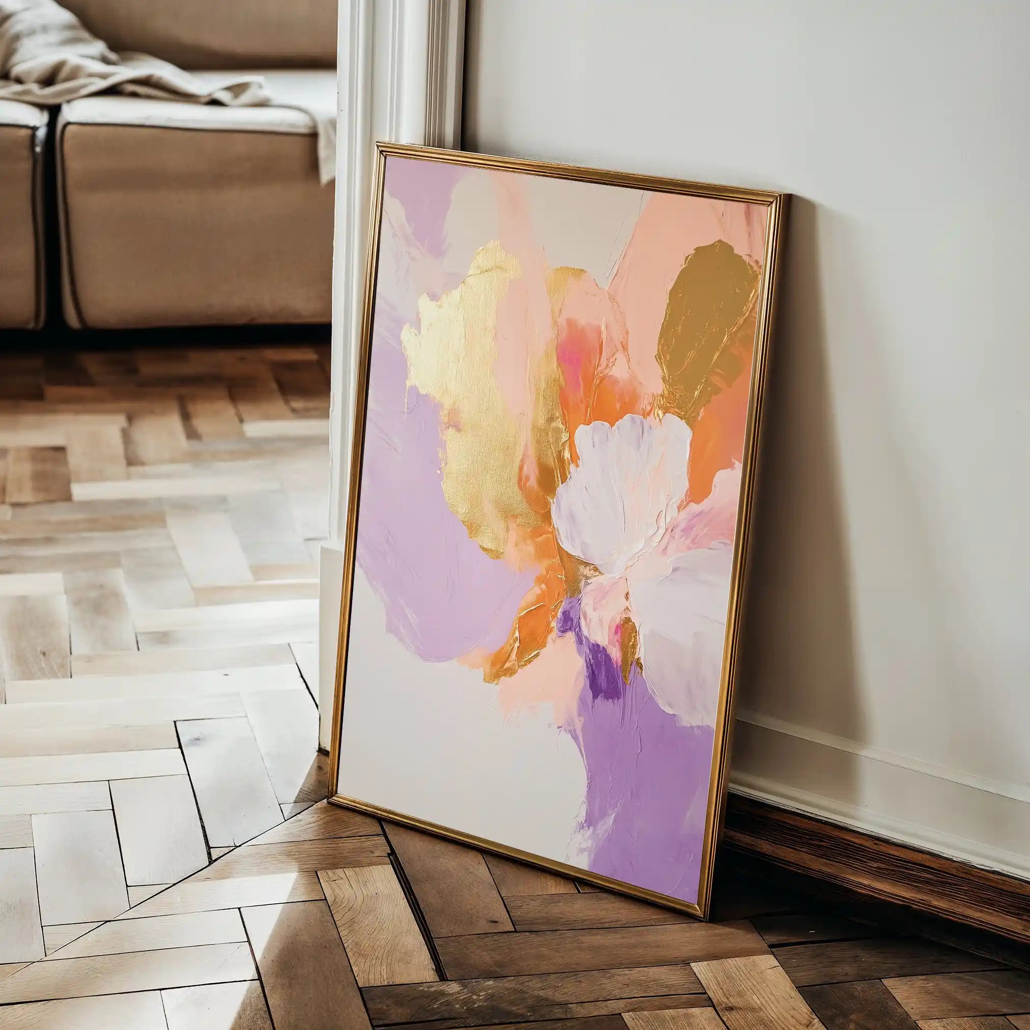 Abstract 480 Canvas Art 60 x 40 cm / Stretched on hidden frame