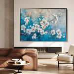 Floral Canvas Wall Art WAD481-F 90 x 60 cm / Stretched on hidden frame
