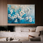 Floral Canvas Wall Art WAD481-F 90 x 60 cm / Stretched on hidden frame