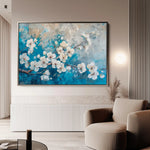 Floral Canvas Wall Art WAD481-F 90 x 60 cm / Stretched on hidden frame