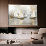 Landscape 481 Canvas Art 90 x 60 cm / Stretched on hidden frame