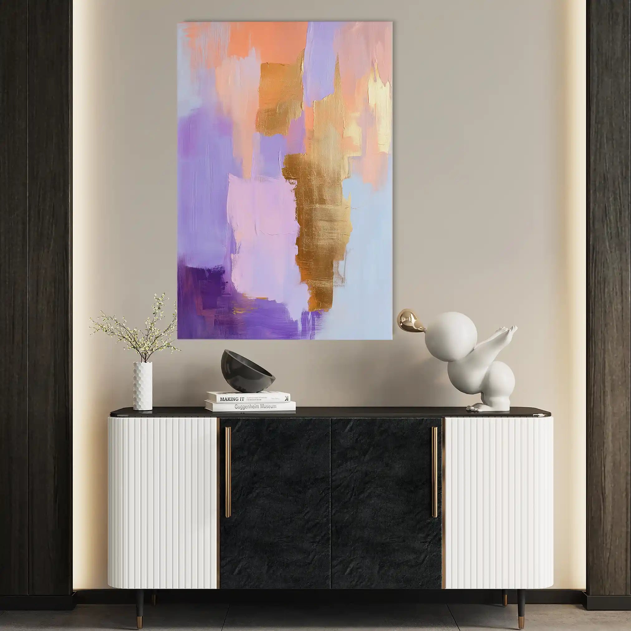 Abstract 482 Canvas Art 60 x 40 cm / Stretched on hidden frame