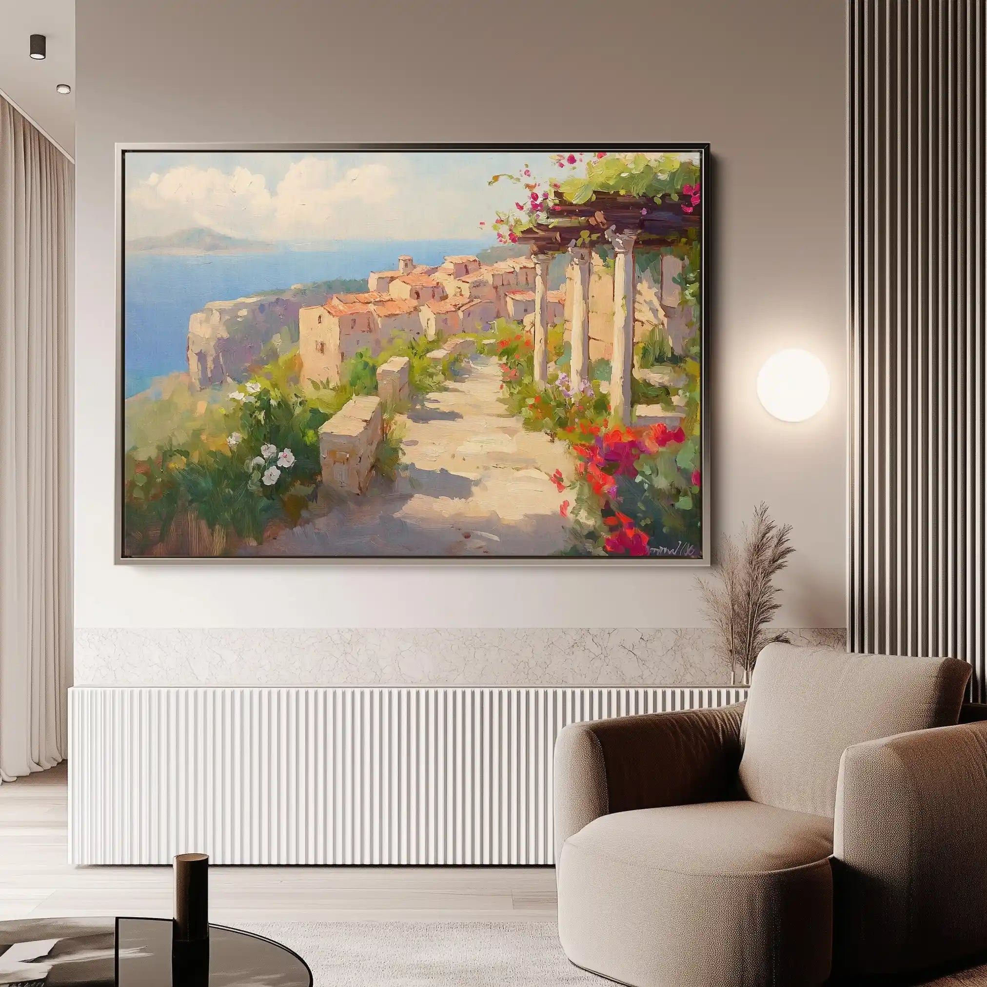 Landscape 482 Canvas Art 90 x 60 cm / Stretched on hidden frame