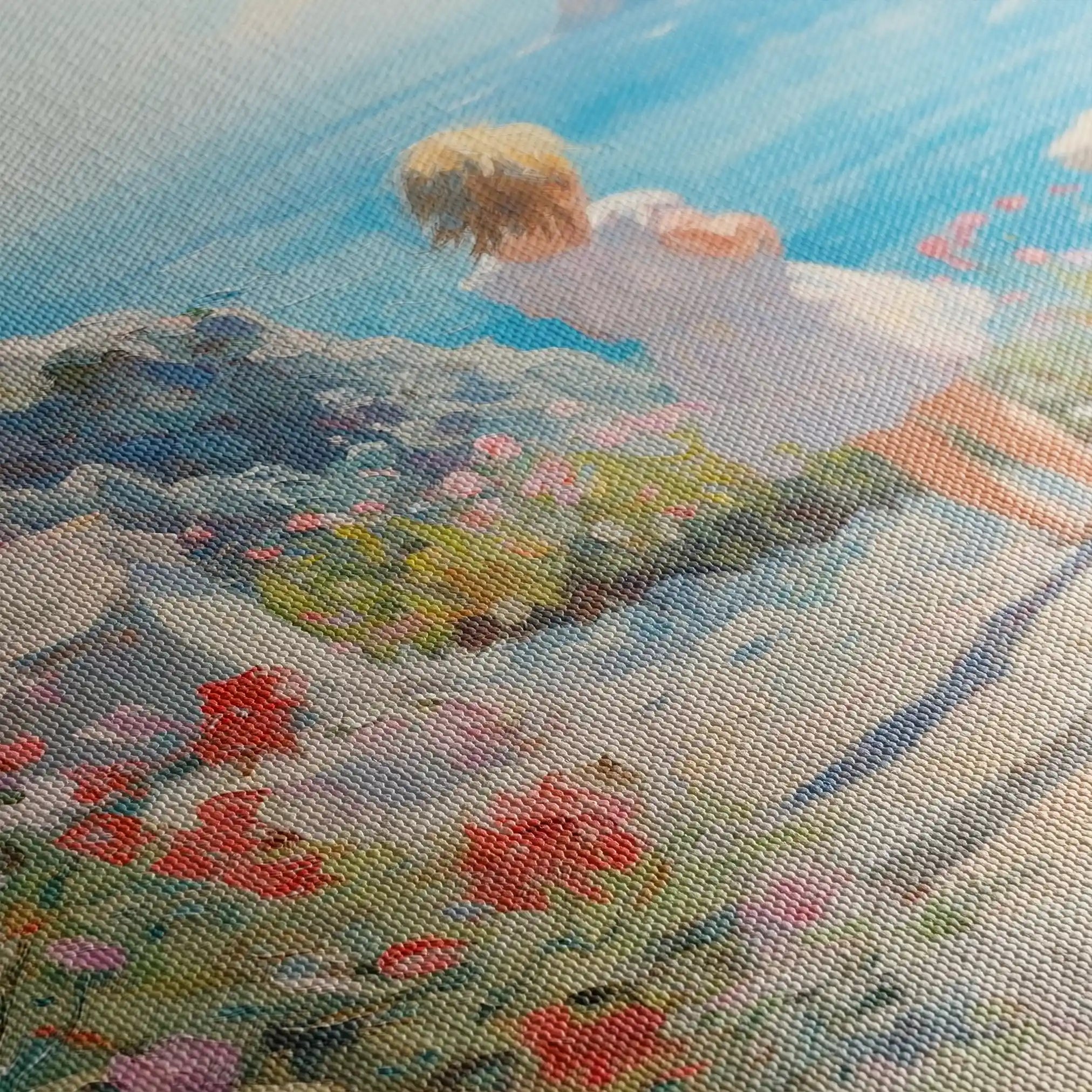 Landscape 483 Canvas Art 90 x 60 cm / Stretched on hidden frame