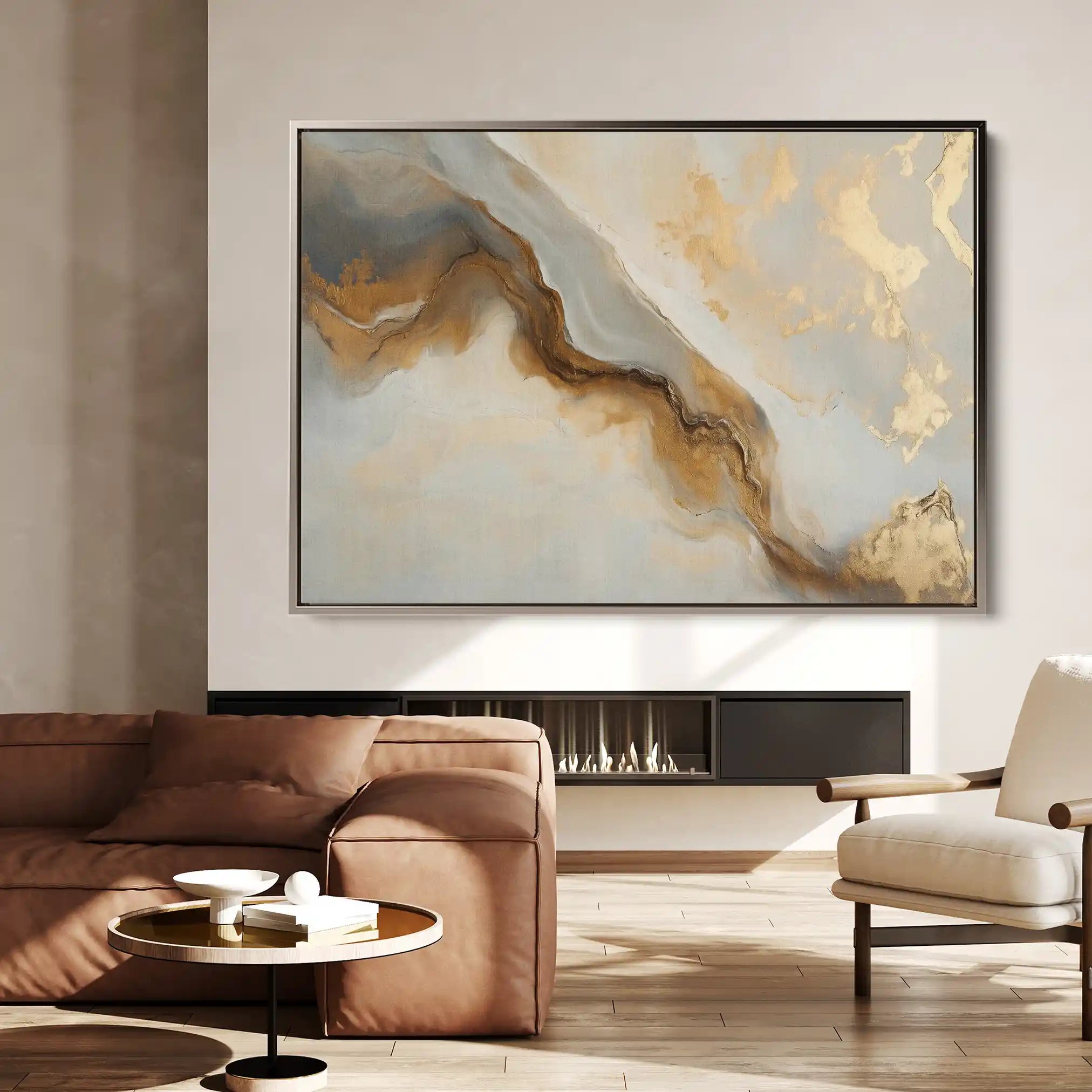 Abstract 484 Canvas Art 60 x 40 cm / Stretched on hidden frame