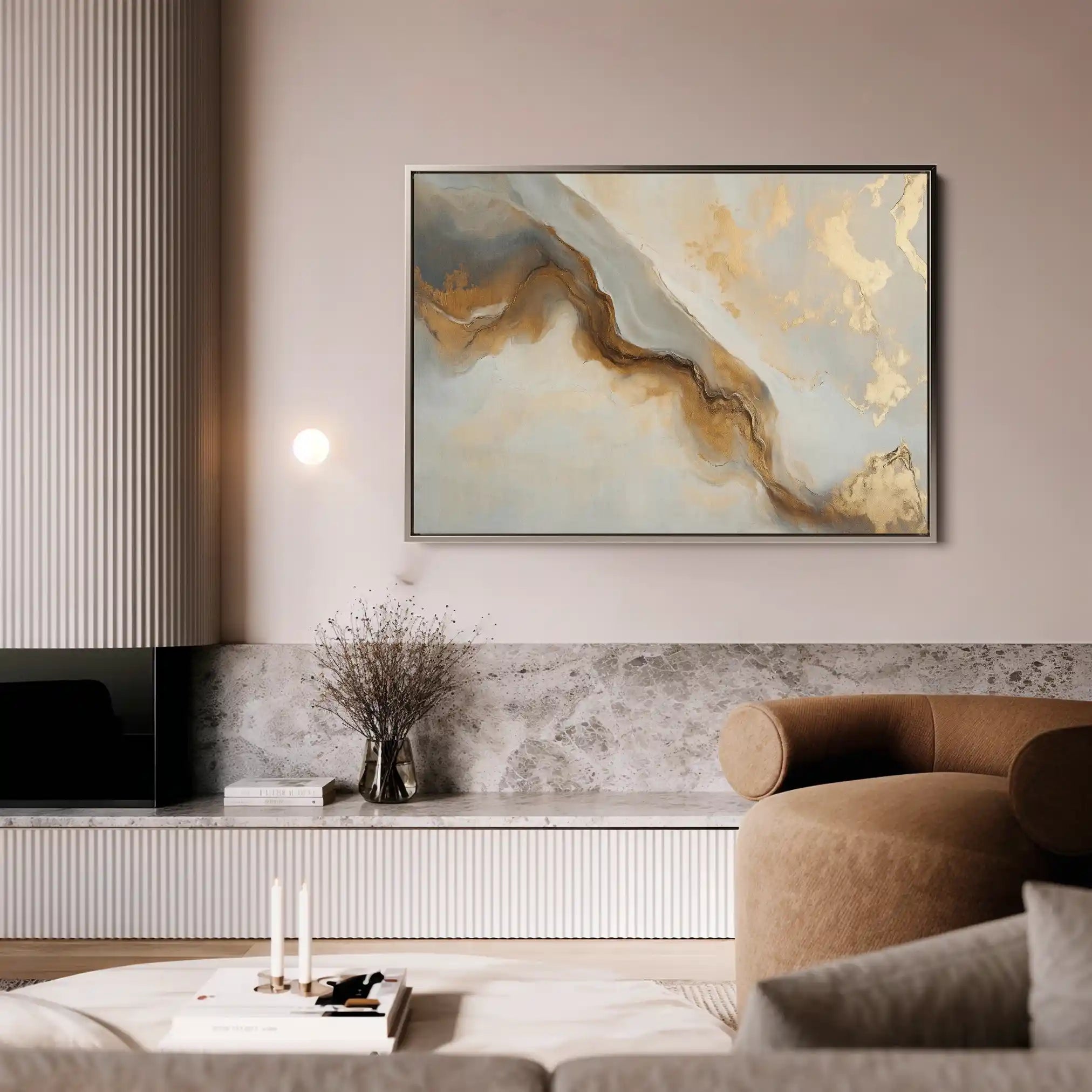 Abstract 484 Canvas Art 60 x 40 cm / Stretched on hidden frame