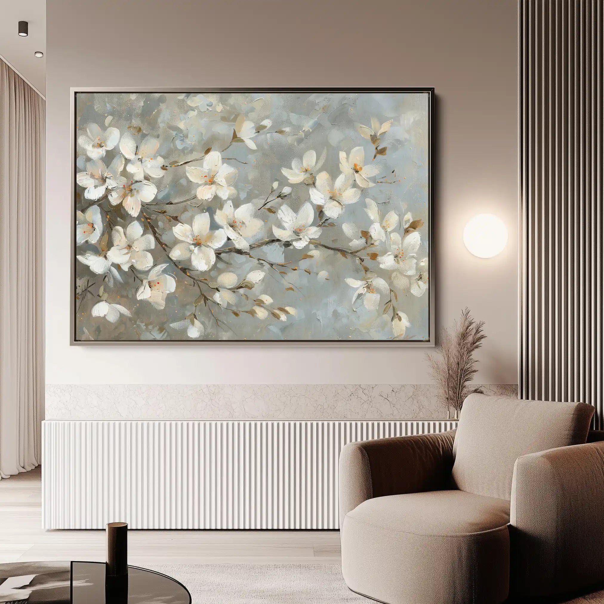 Floral Canvas Wall Art WAD484-F 90 x 60 cm / Stretched on hidden frame