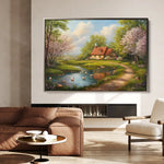 Landscape 484 Canvas Art 90 x 60 cm / Stretched on hidden frame