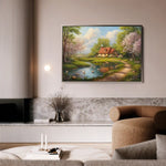 Landscape 484 Canvas Art 90 x 60 cm / Stretched on hidden frame