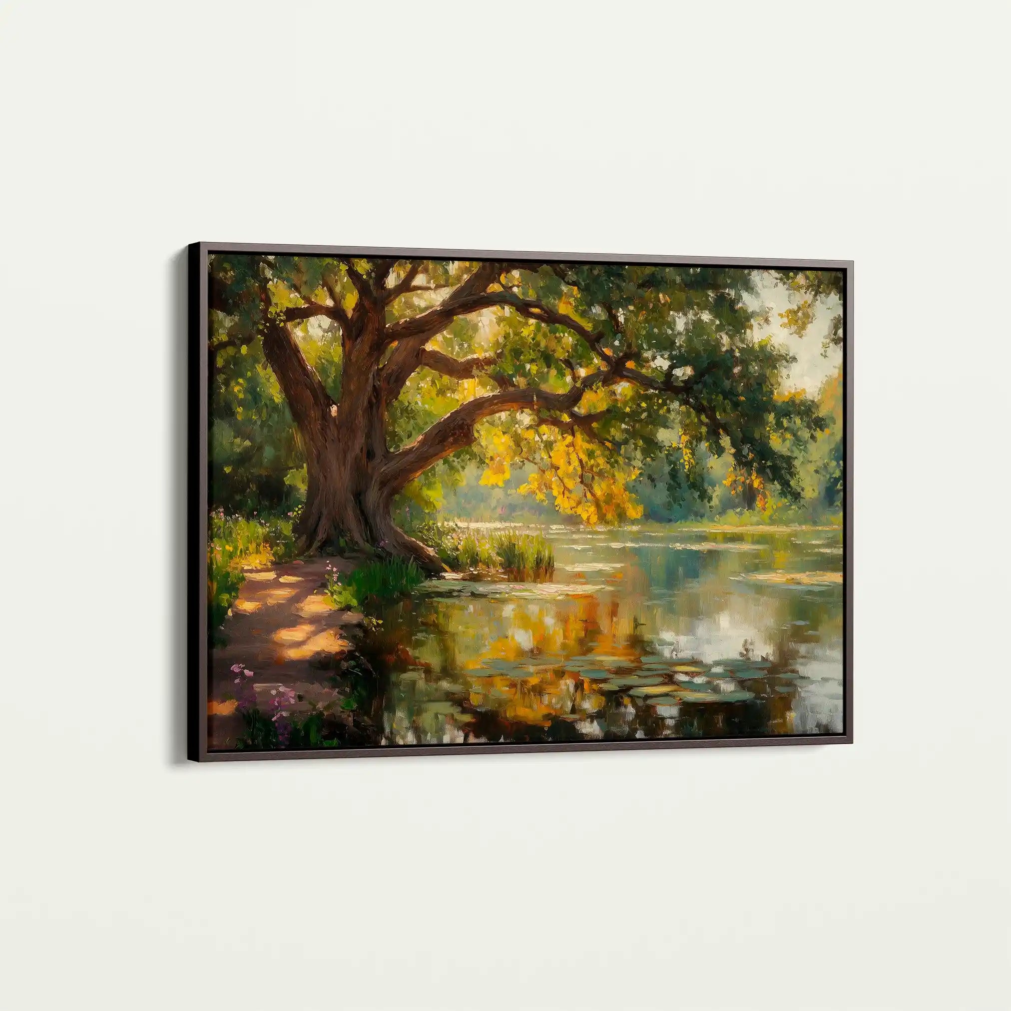 Landscape 485 Canvas Art 90 x 60 cm / Stretched on hidden frame