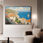 Landscape 486 Canvas Art 90 x 60 cm / Stretched on hidden frame