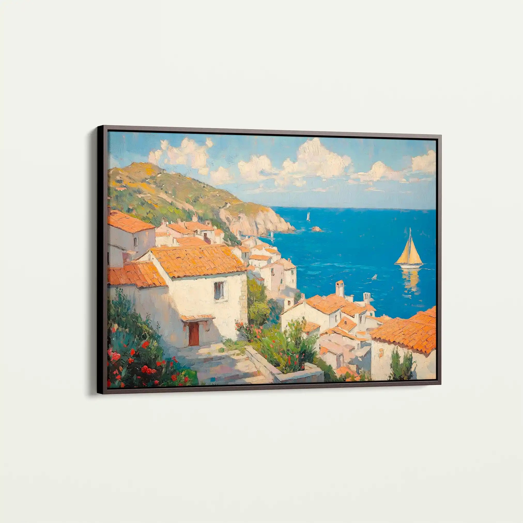 Landscape 486 Canvas Art 90 x 60 cm / Stretched on hidden frame