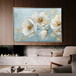 Floral Canvas Wall Art WAD487-F 90 x 60 cm / Stretched on hidden frame