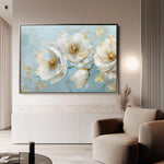 Floral Canvas Wall Art WAD487-F 90 x 60 cm / Stretched on hidden frame