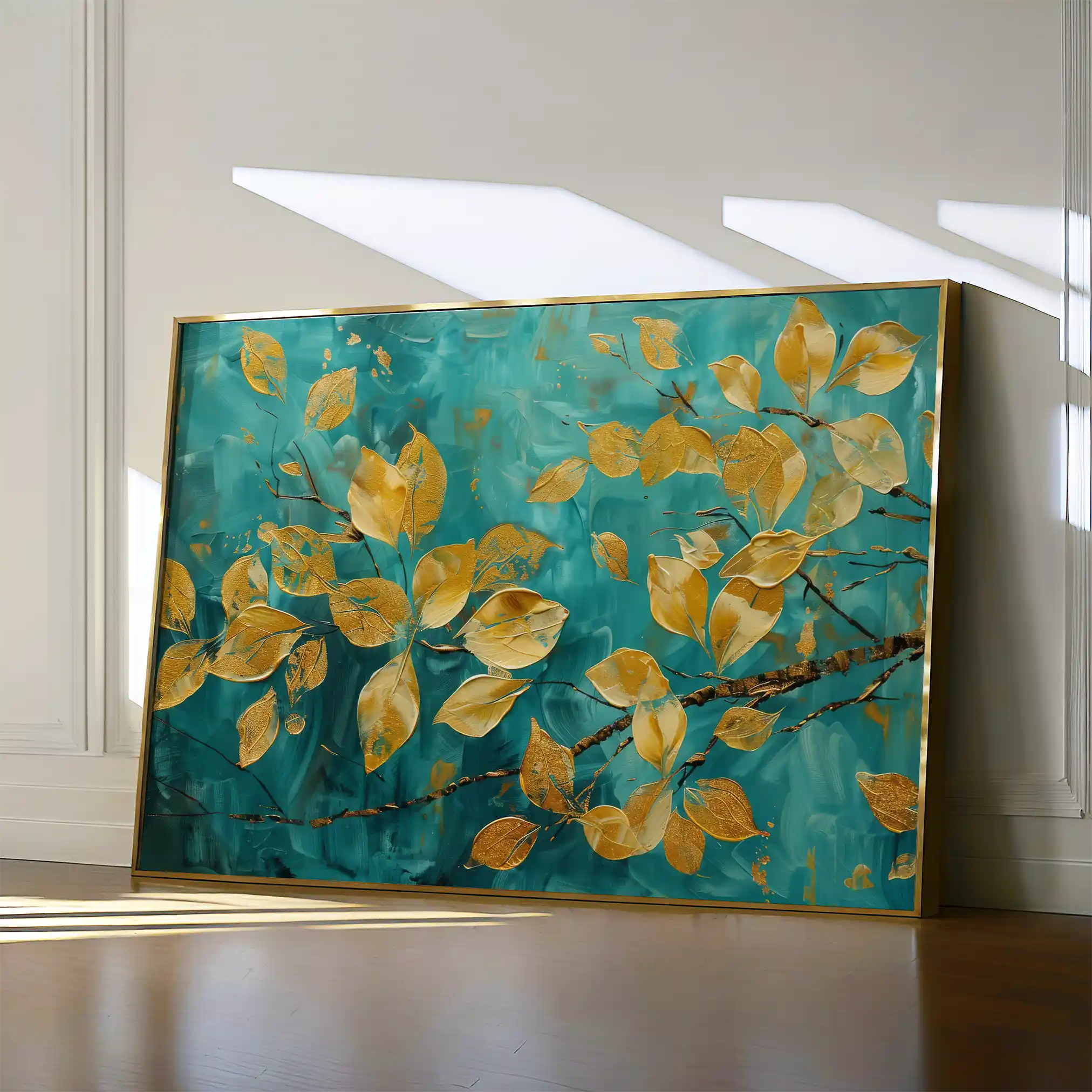 Floral Canvas Wall Art WAD488-F 90 x 60 cm / Stretched on hidden frame