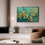Floral Canvas Wall Art WAD488-F 90 x 60 cm / Stretched on hidden frame