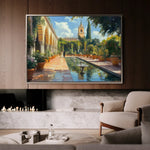 Landscape 488 Canvas Art 90 x 60 cm / Stretched on hidden frame