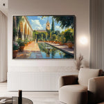 Landscape 488 Canvas Art 90 x 60 cm / Stretched on hidden frame