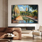 Landscape 488 Canvas Art 90 x 60 cm / Stretched on hidden frame