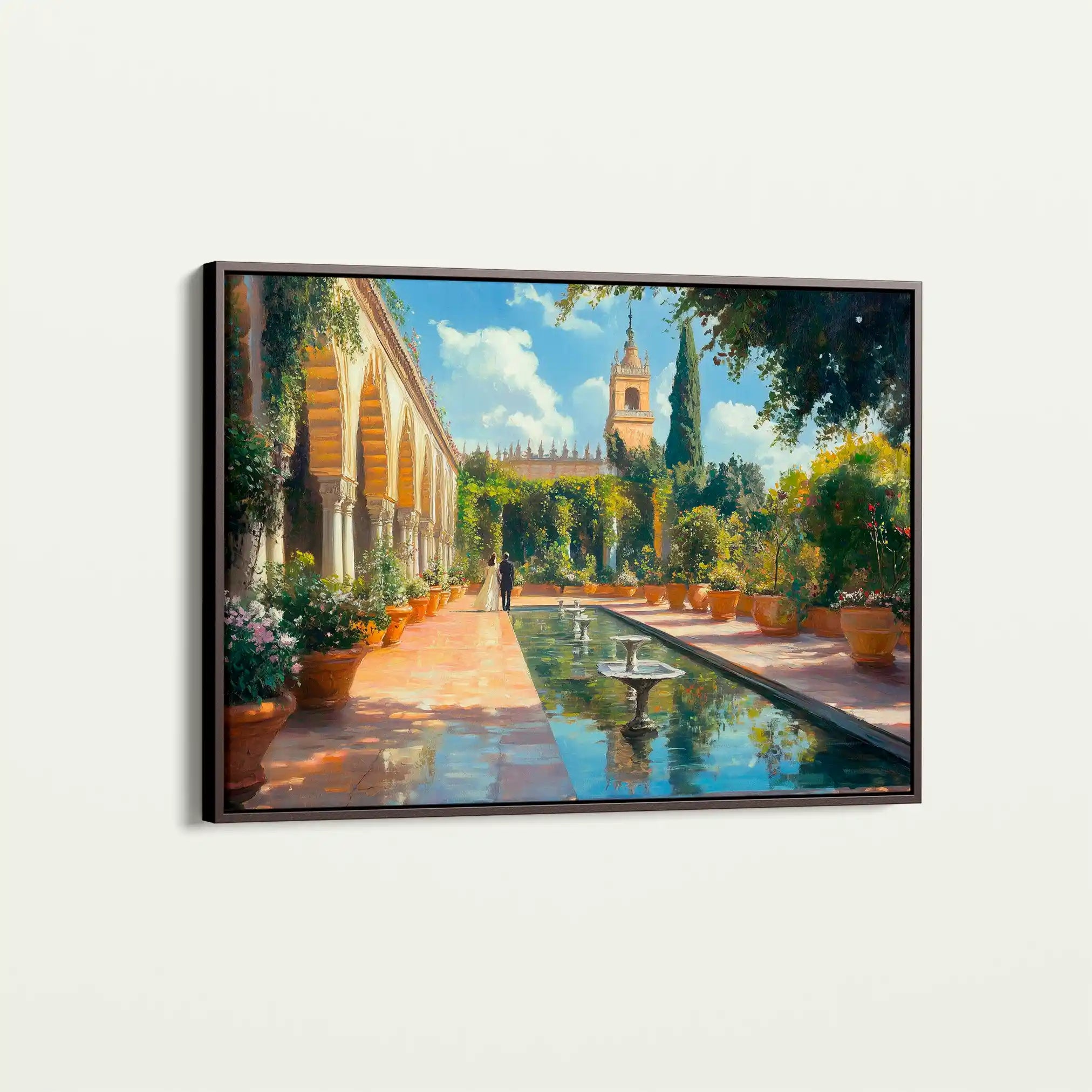 Landscape 488 Canvas Art 90 x 60 cm / Stretched on hidden frame