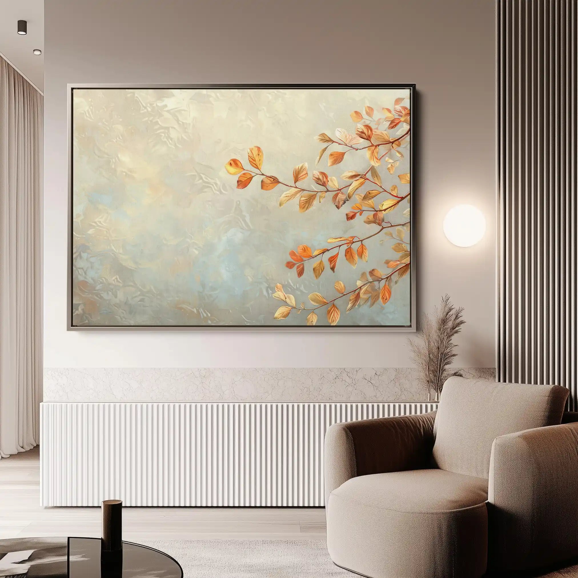 Floral Canvas Wall Art WAD489-F 90 x 60 cm / Stretched on hidden frame