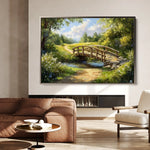 Landscape 489 Canvas Art 90 x 60 cm / Stretched on hidden frame