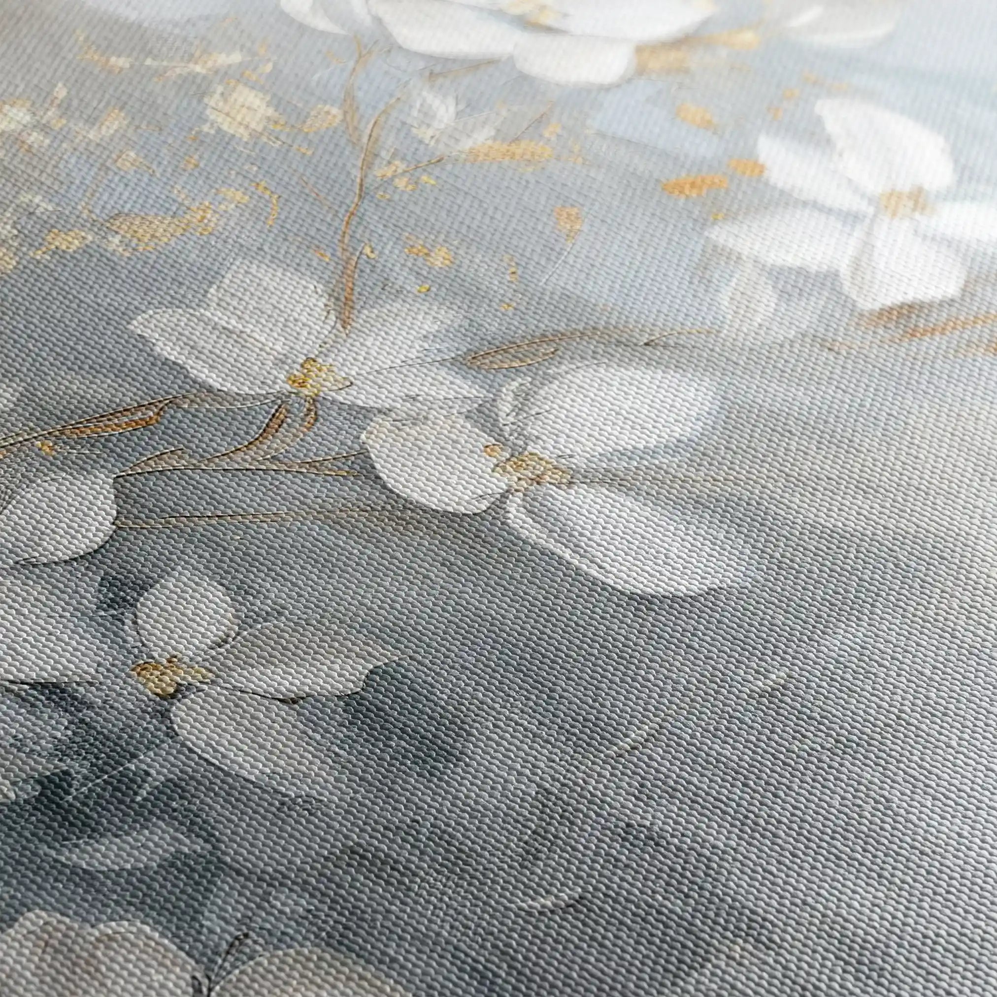 Floral Canvas Wall Art WAD490-F 90 x 60 cm / Stretched on hidden frame