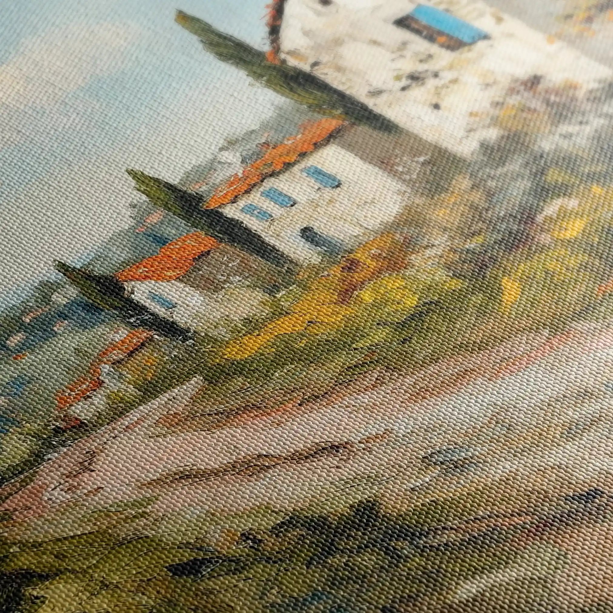 Landscape 490 Canvas Art 90 x 60 cm / Stretched on hidden frame