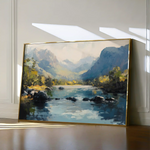 Landscape 492 Canvas Art 90 x 60 cm / Stretched on hidden frame