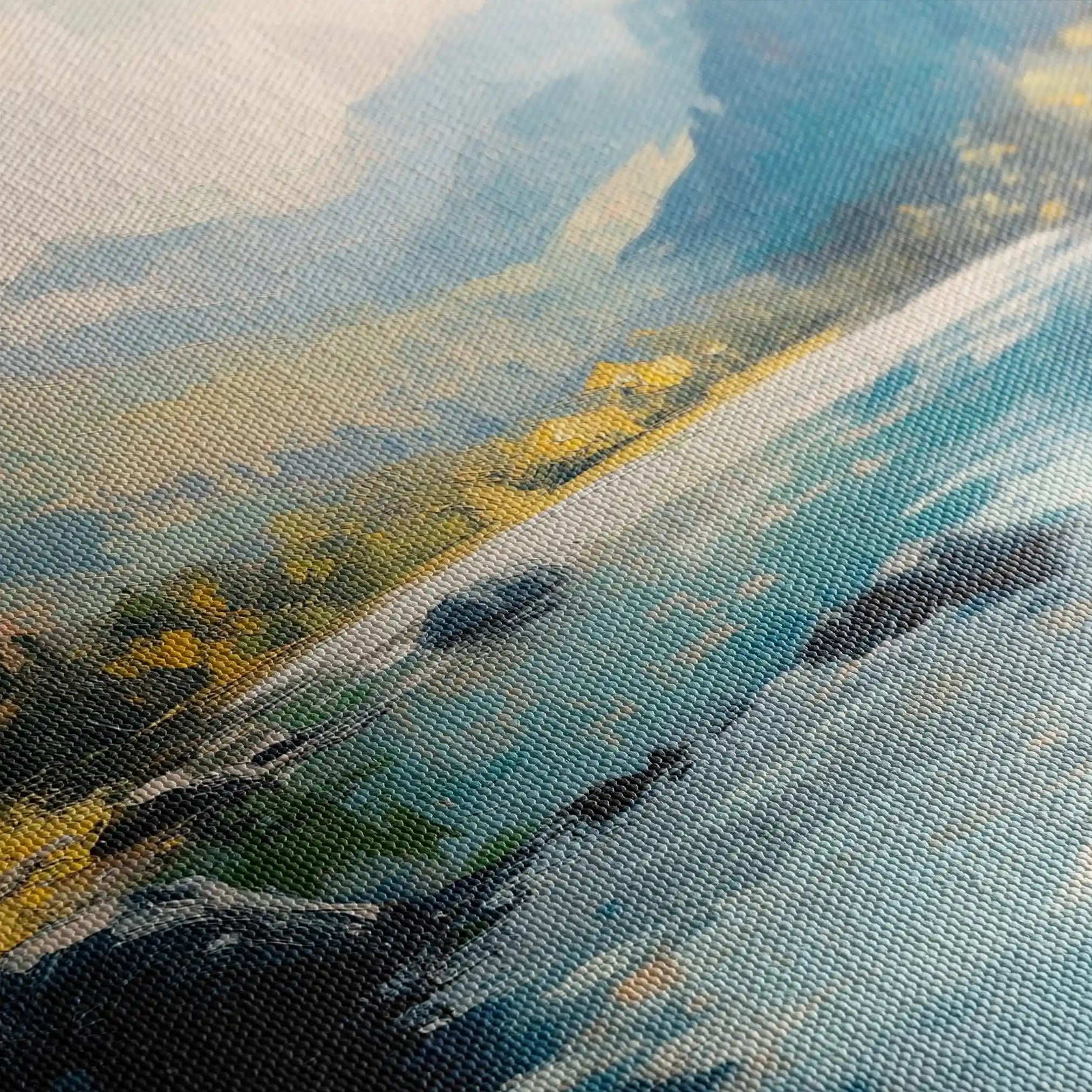 Landscape 492 Canvas Art 90 x 60 cm / Stretched on hidden frame