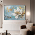 Floral Canvas Wall Art WAD494-F 90 x 60 cm / Stretched on hidden frame