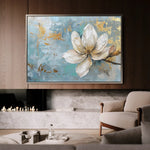 Floral Canvas Wall Art WAD494-F 90 x 60 cm / Stretched on hidden frame