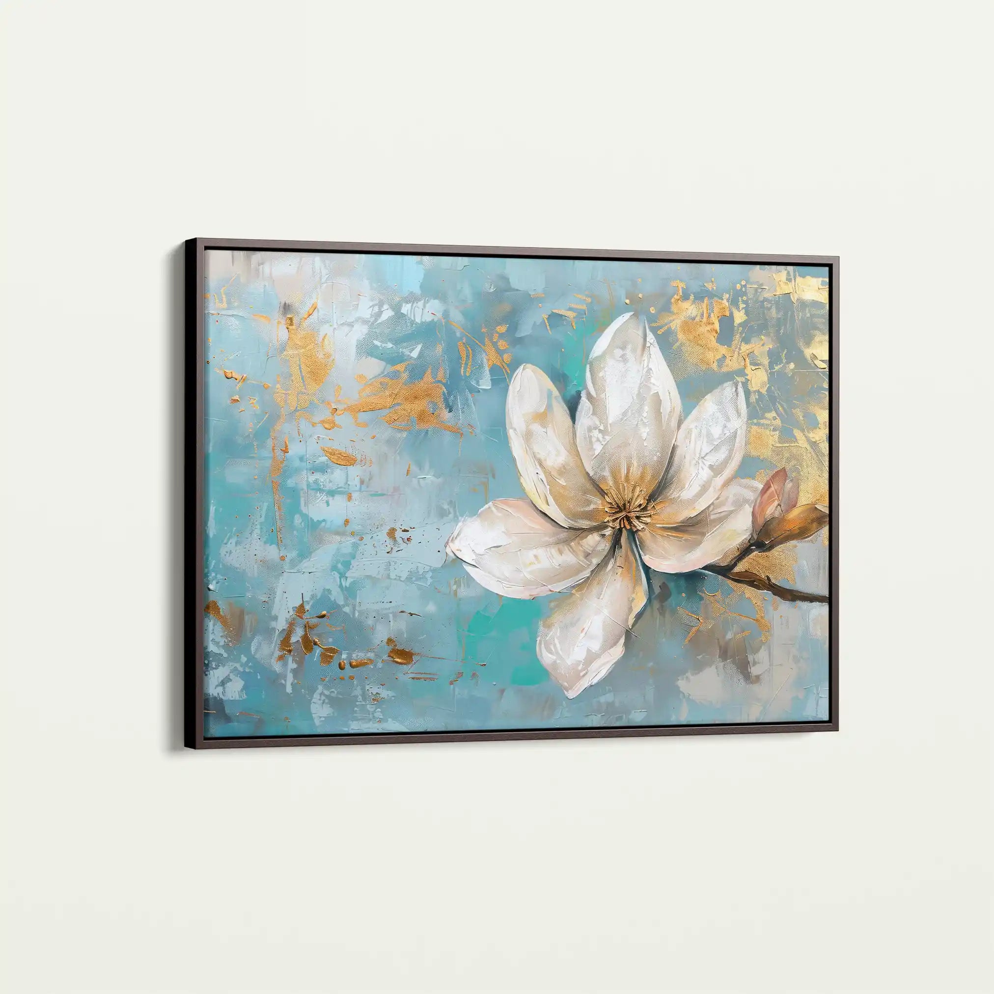 Floral Canvas Wall Art WAD494-F 90 x 60 cm / Stretched on hidden frame