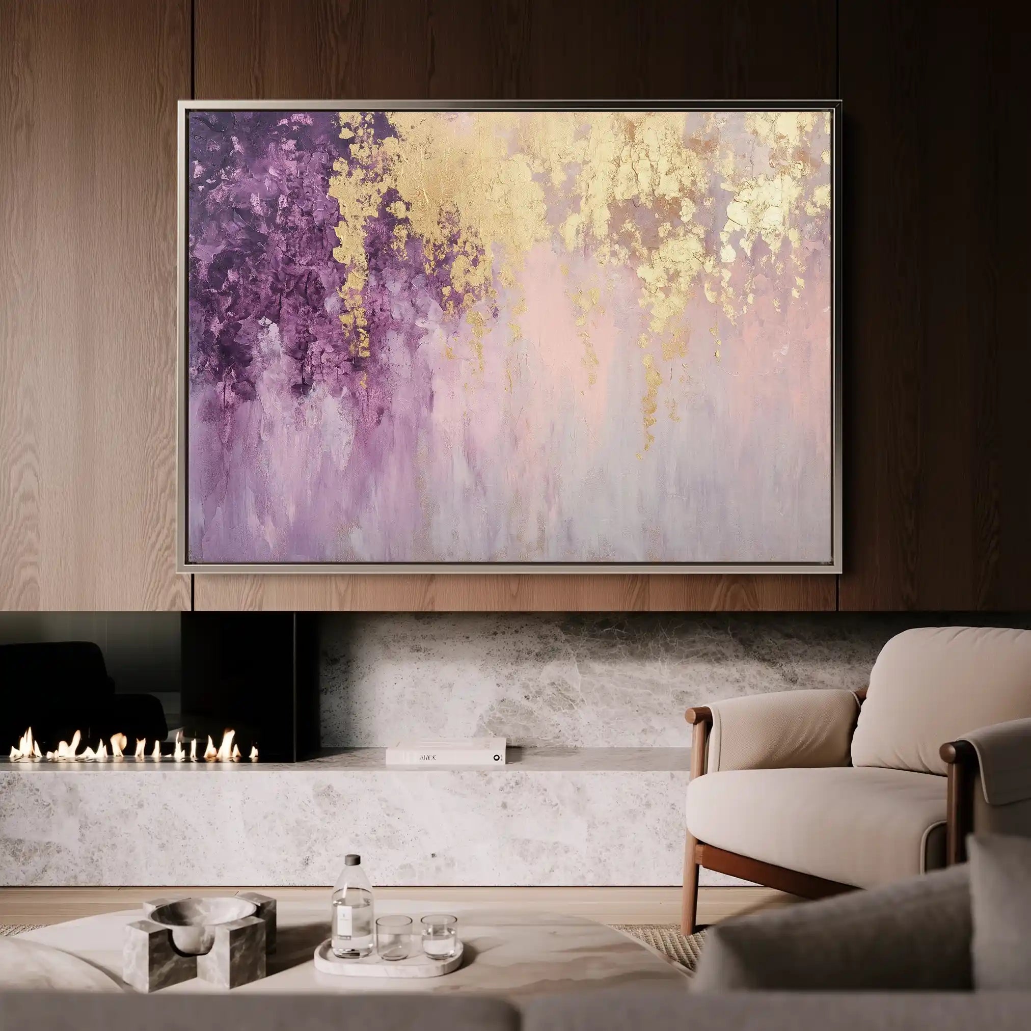 Abstract 495 Canvas Art 60 x 40 cm / Stretched on hidden frame