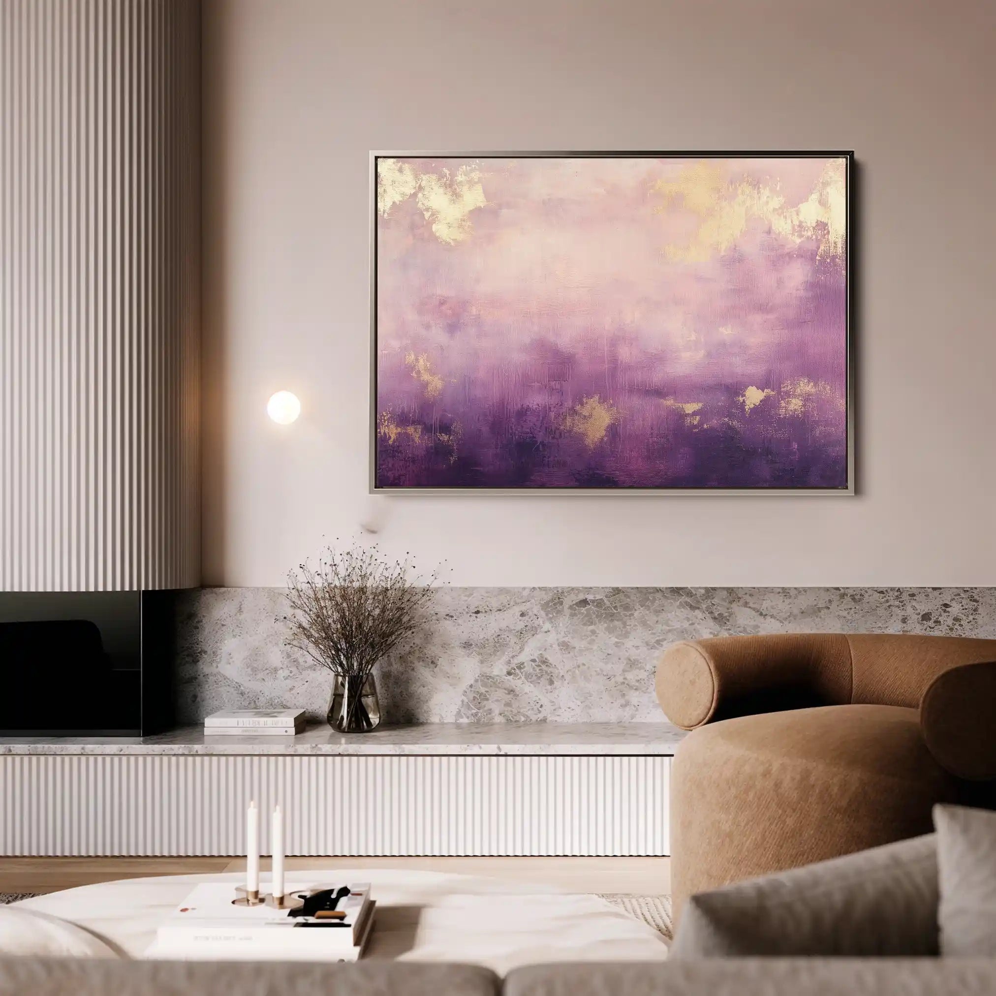 Abstract 496 Canvas Art 60 x 40 cm / Stretched on hidden frame