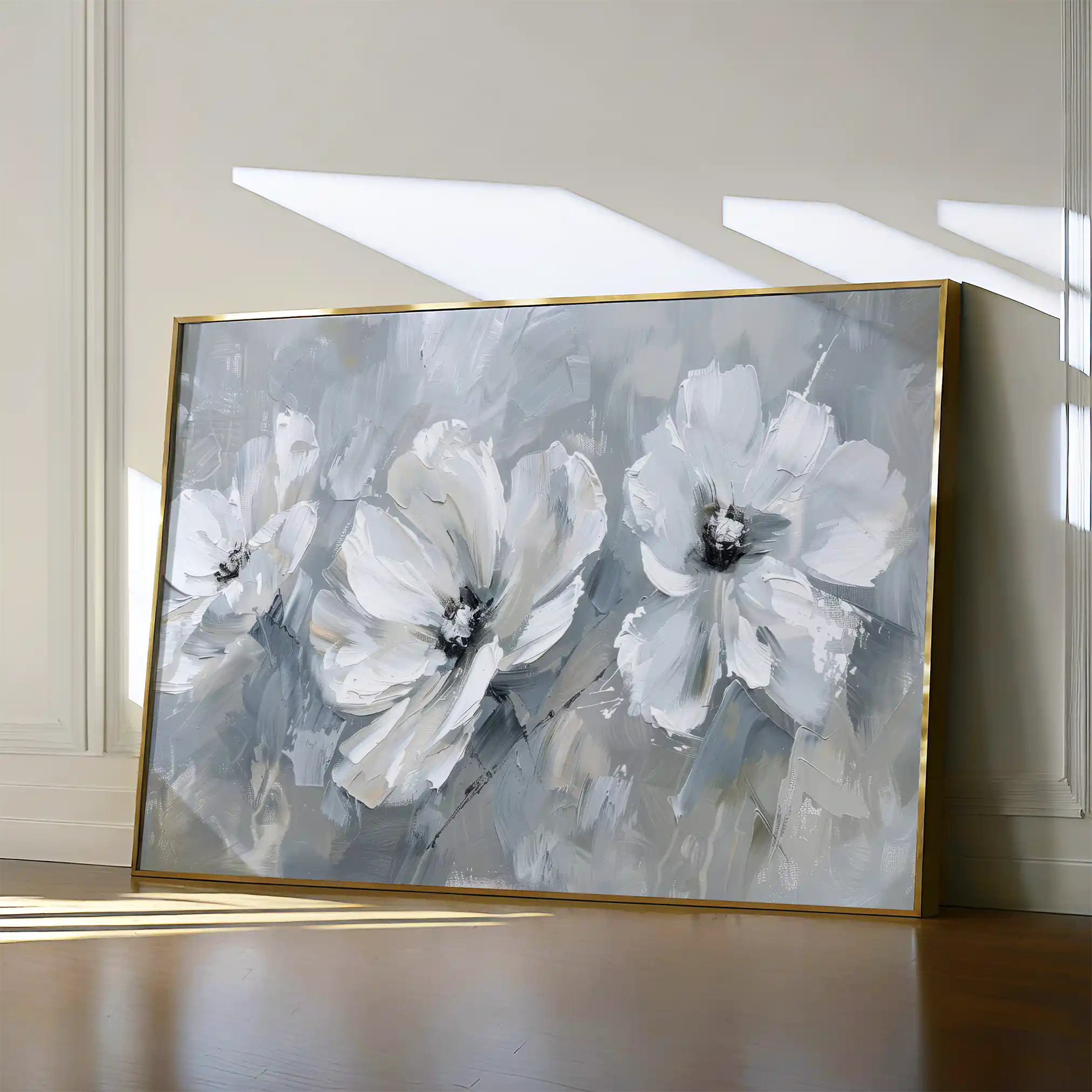 Floral Canvas Wall Art WAD496-F 90 x 60 cm / Stretched on hidden frame