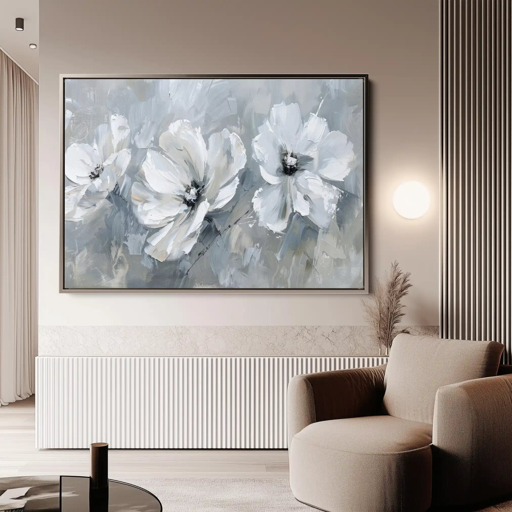 Floral Canvas Wall Art WAD496-F 90 x 60 cm / Stretched on hidden frame