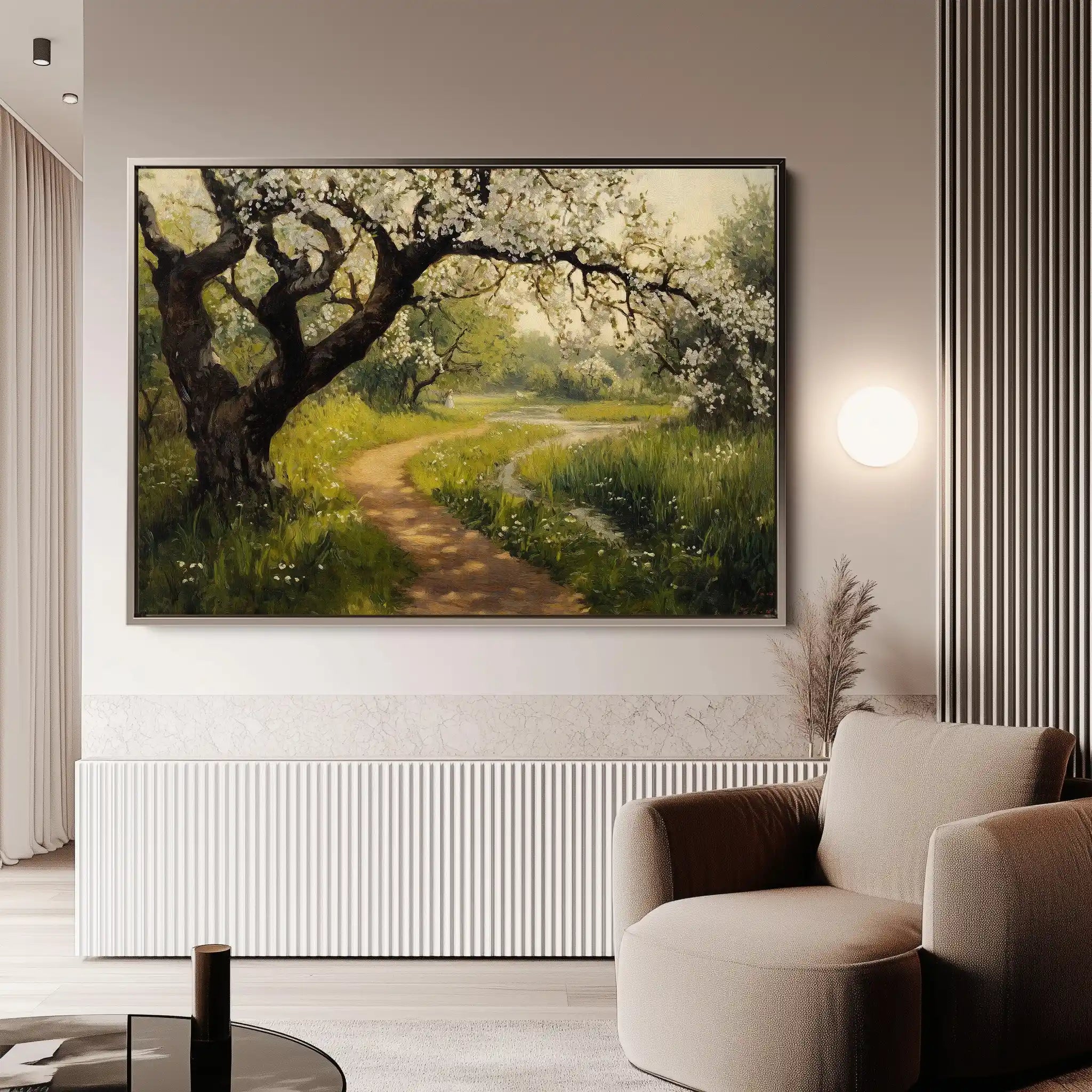 Landscape 496 Canvas Art 90 x 60 cm / Stretched on hidden frame