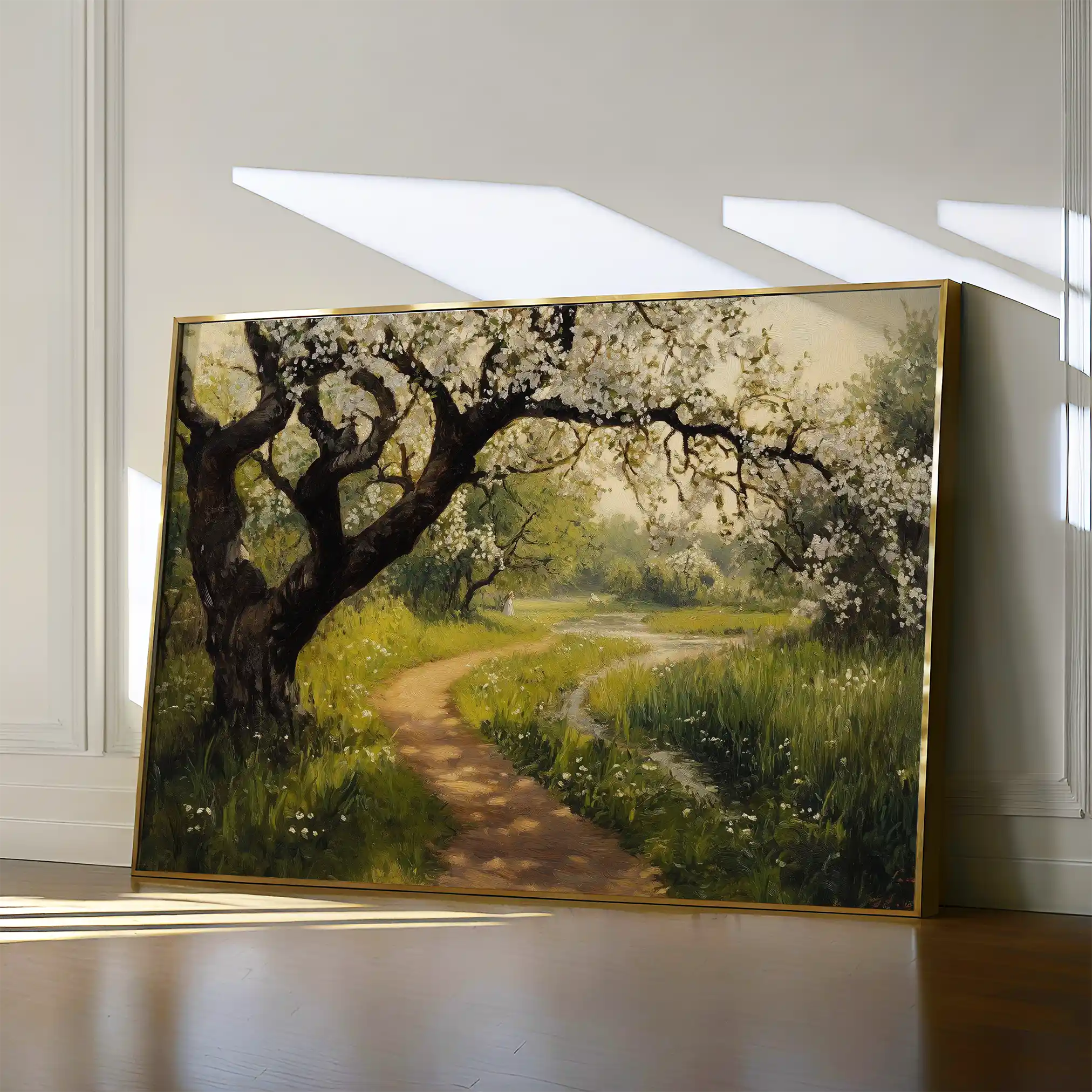 Landscape 496 Canvas Art 90 x 60 cm / Stretched on hidden frame