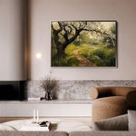 Landscape 496 Canvas Art 90 x 60 cm / Stretched on hidden frame