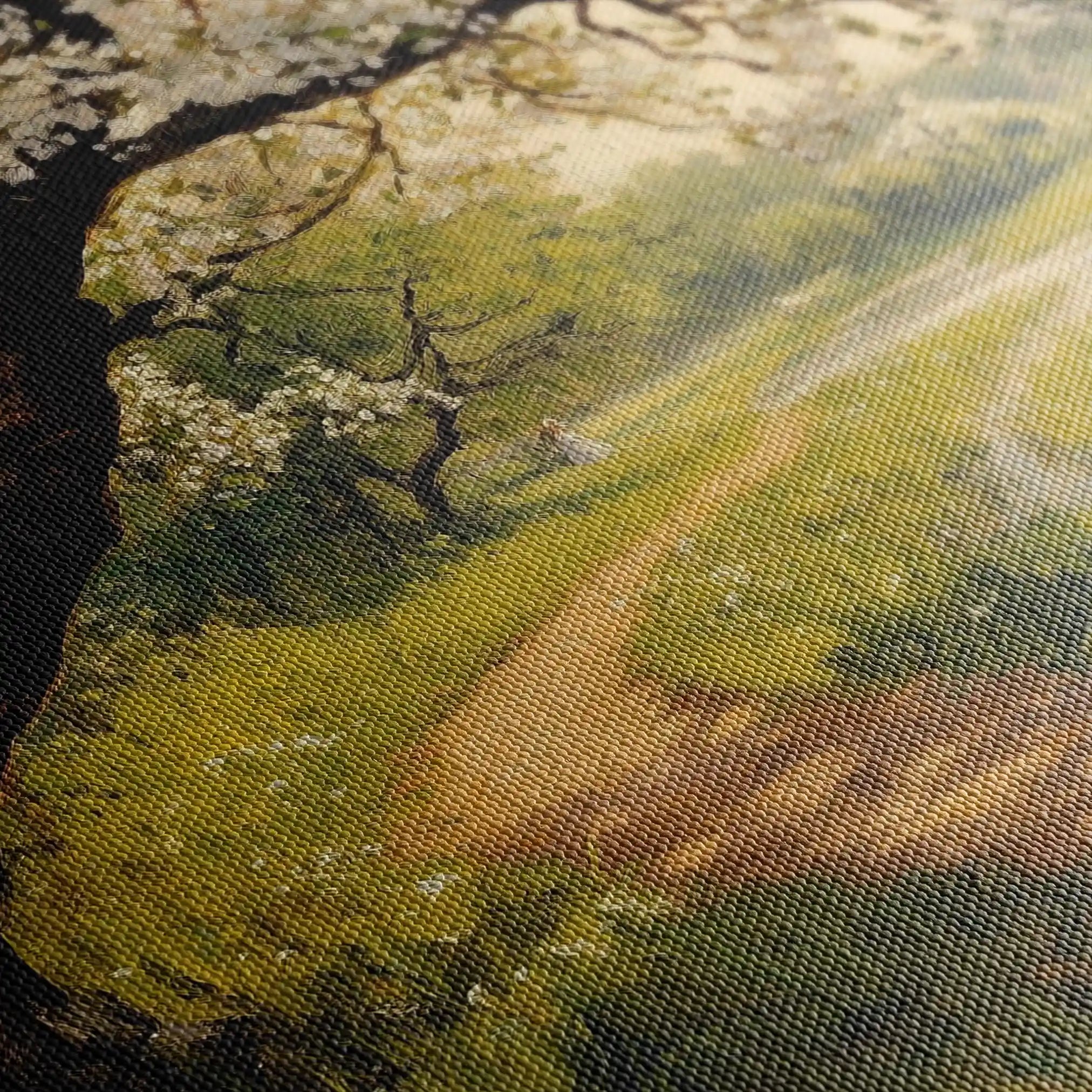 Landscape 496 Canvas Art 90 x 60 cm / Stretched on hidden frame