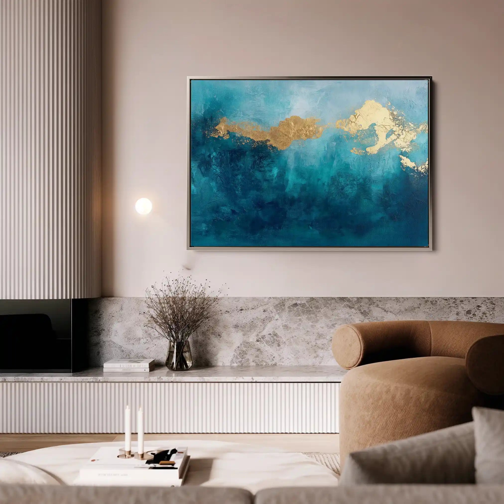 Abstract 497 Canvas Art 60 x 40 cm / Stretched on hidden frame