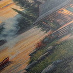 Landscape 498 Canvas Art 90 x 60 cm / Stretched on hidden frame