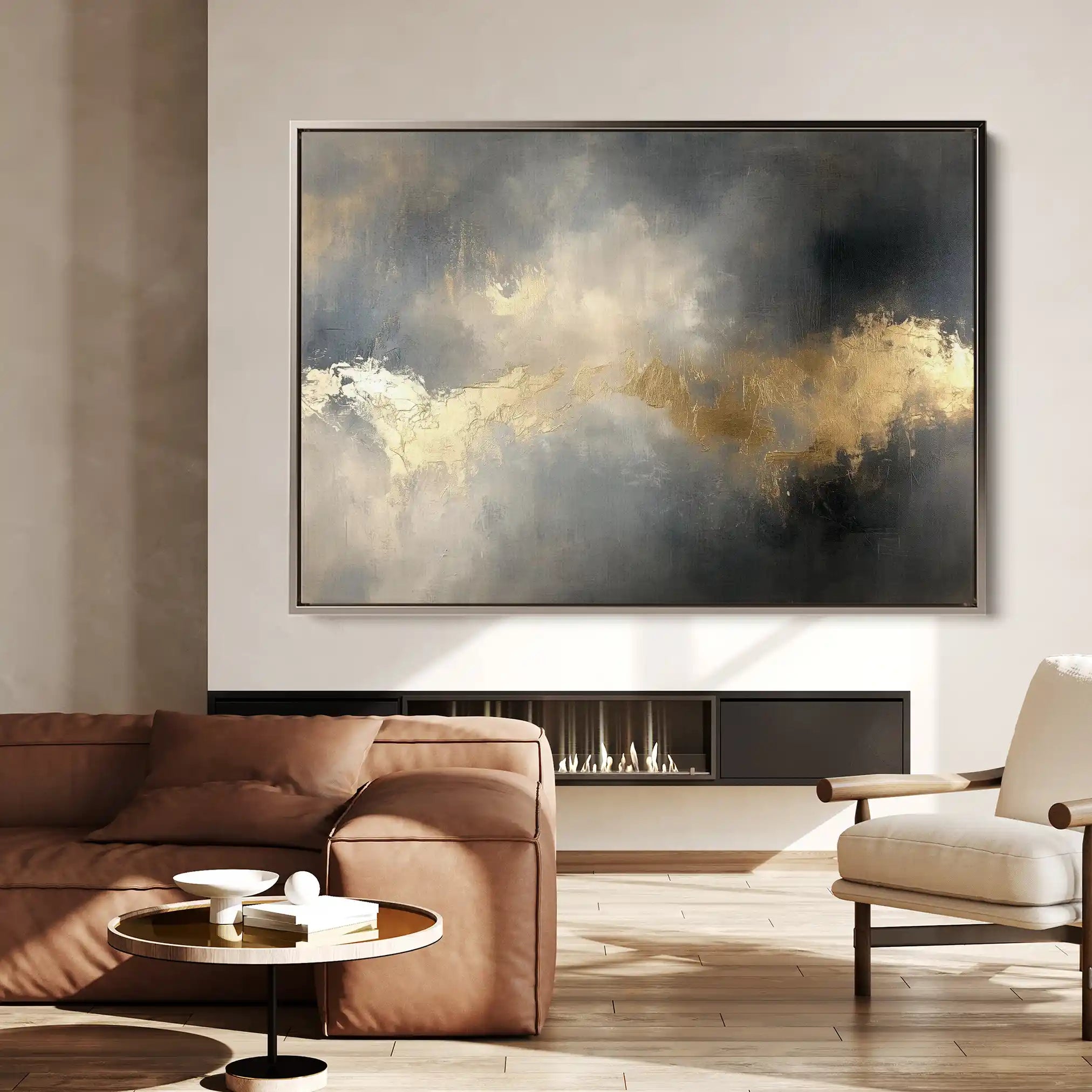 Abstract 499 Canvas Art 60 x 40 cm / Stretched on hidden frame
