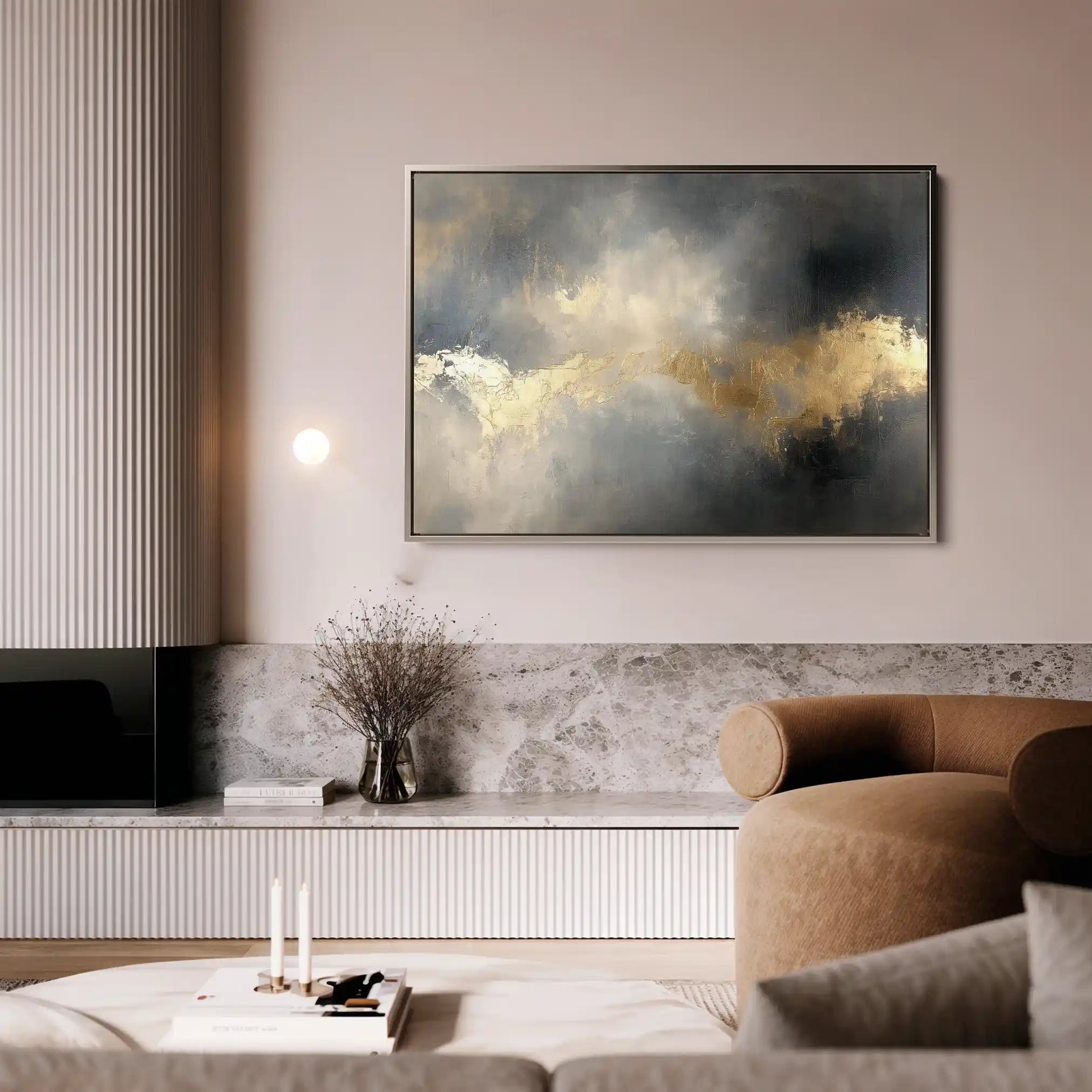 Abstract 499 Canvas Art 60 x 40 cm / Stretched on hidden frame