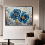 Floral Canvas Wall Art WAD500-F 90 x 60 cm / Stretched on hidden frame
