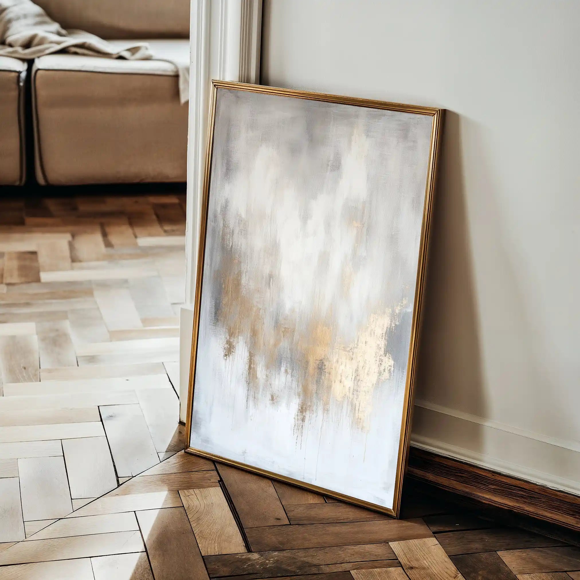 Abstract 501 Canvas Art 60 x 40 cm / Stretched on hidden frame