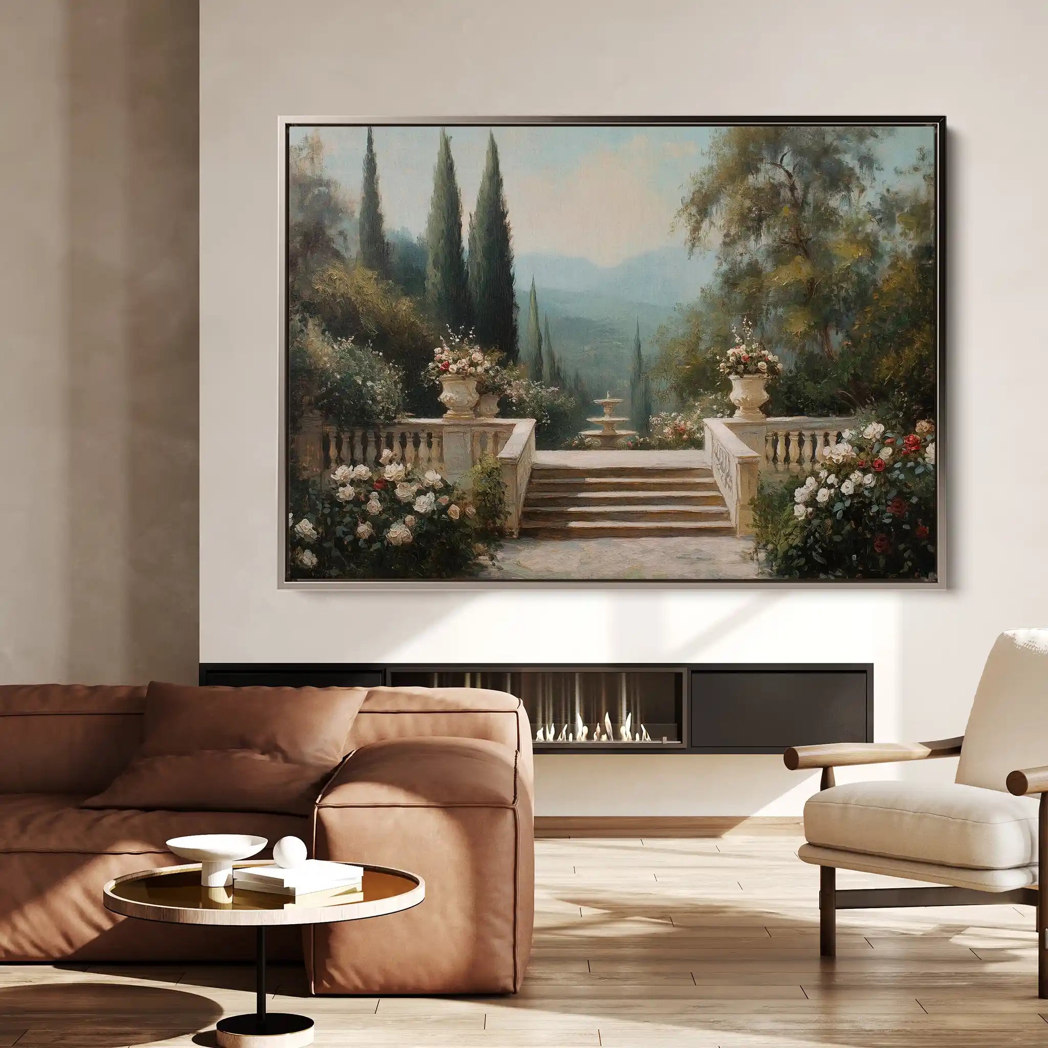 Landscape 501 Canvas Art 90 x 60 cm / Stretched on hidden frame