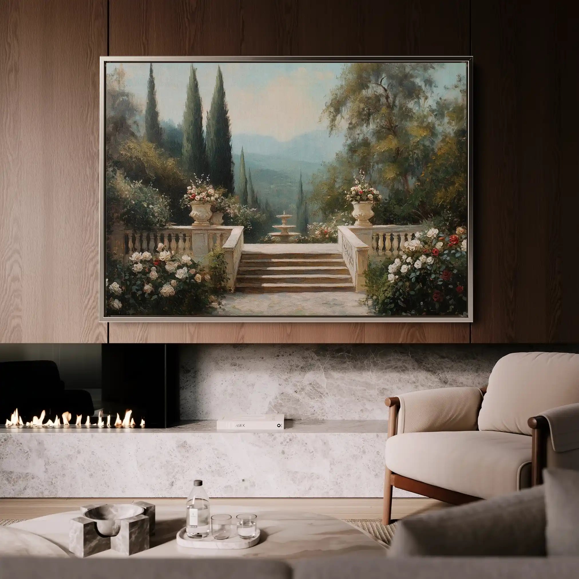 Landscape 501 Canvas Art 90 x 60 cm / Stretched on hidden frame