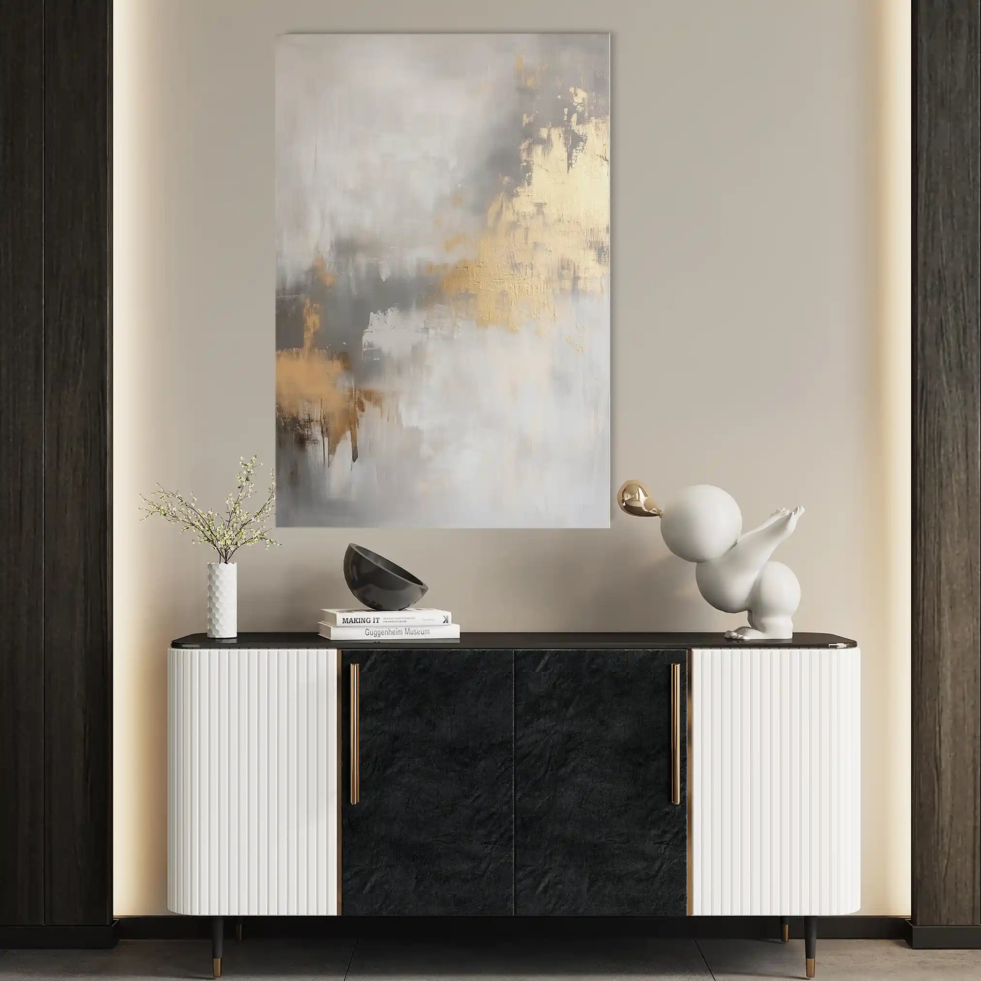 Abstract 502 Canvas Art 60 x 40 cm / Stretched on hidden frame